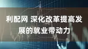 利配网 深化改革提高发展的就业带动力