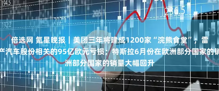 倍选网 氪星晚报｜美团三年将建成1200家“浣熊食堂”；雷诺将计入日产汽车股份相关的95亿欧元亏损；特斯拉6月份在欧洲部分国家的销量大幅回升