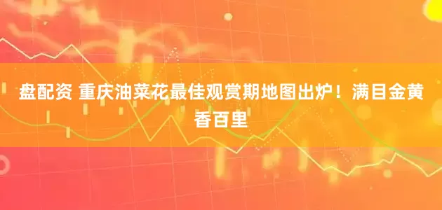 盘配资 重庆油菜花最佳观赏期地图出炉！满目金黄香百里